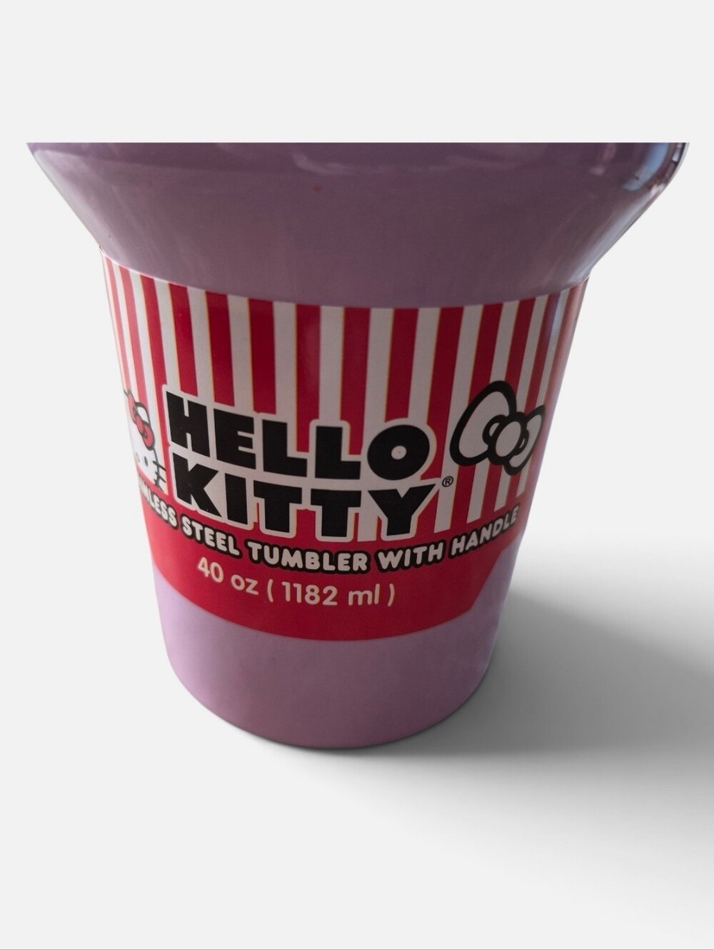 Hello Kitty 40 oz. Stainless Steel Tumbler With Handle - Picture 6 of 8